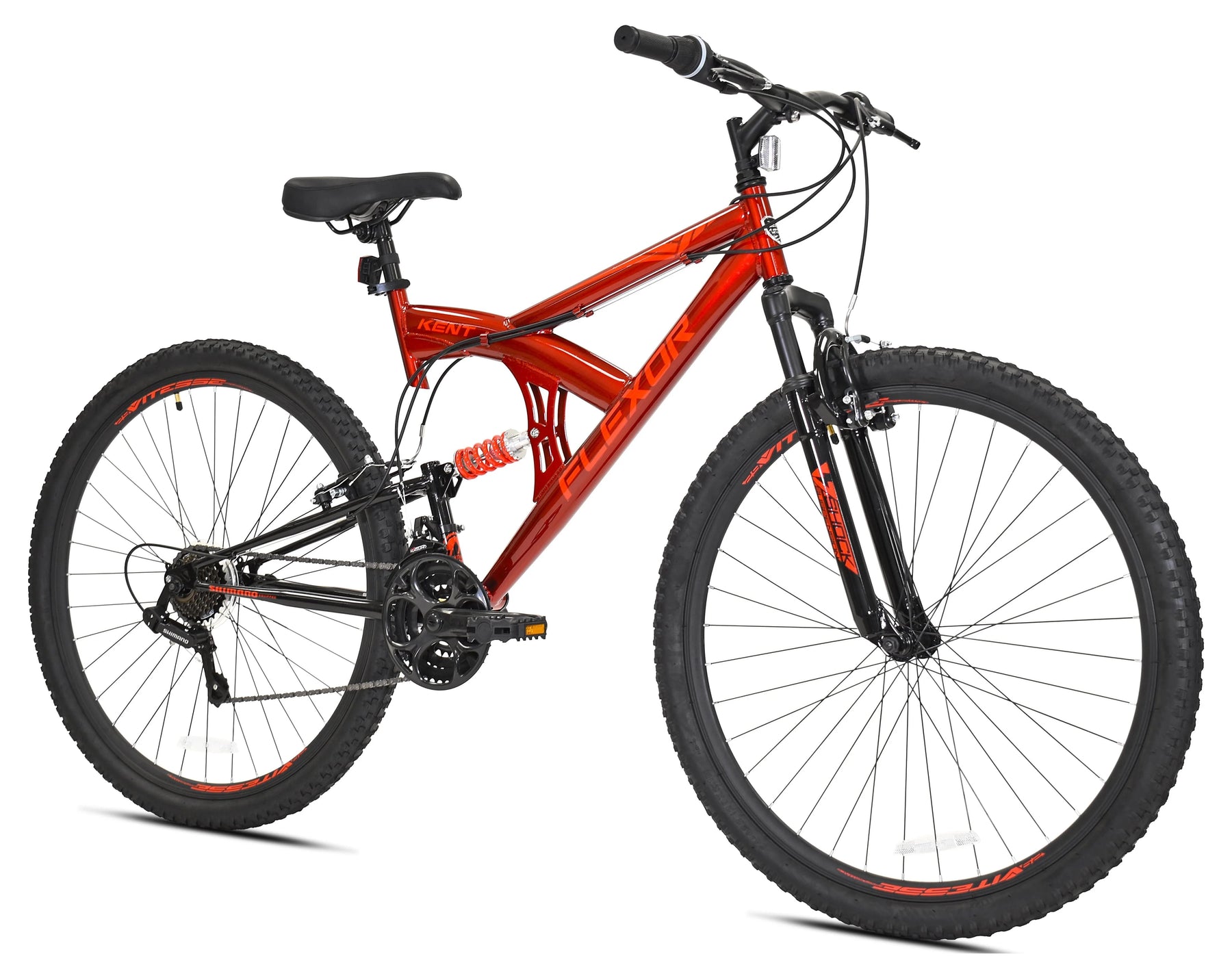 Kent 29 In. Flexor Men'S Dual Suspension Mountain Bike, Red