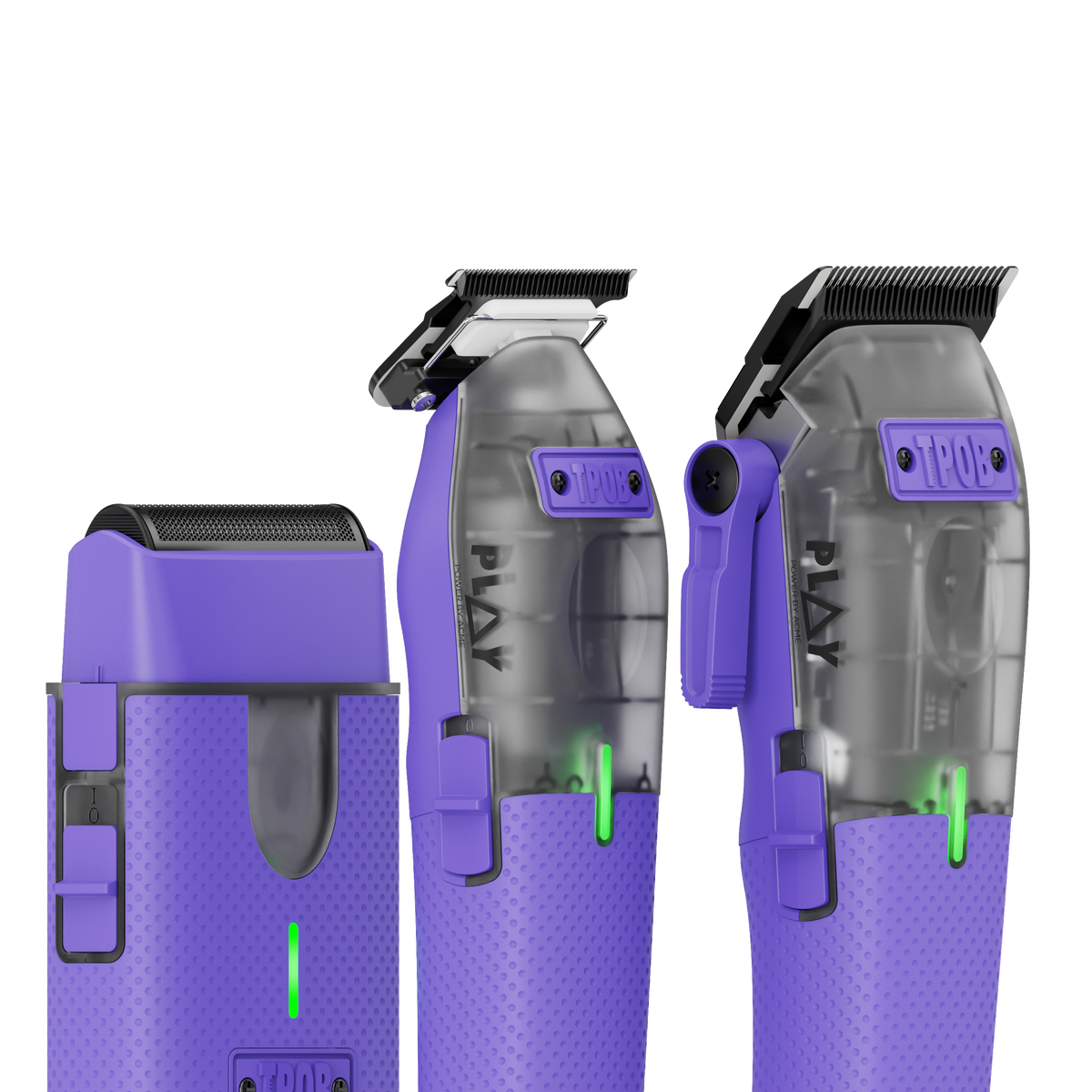 PLAY MINI Transparent PURPLE bundle with stand