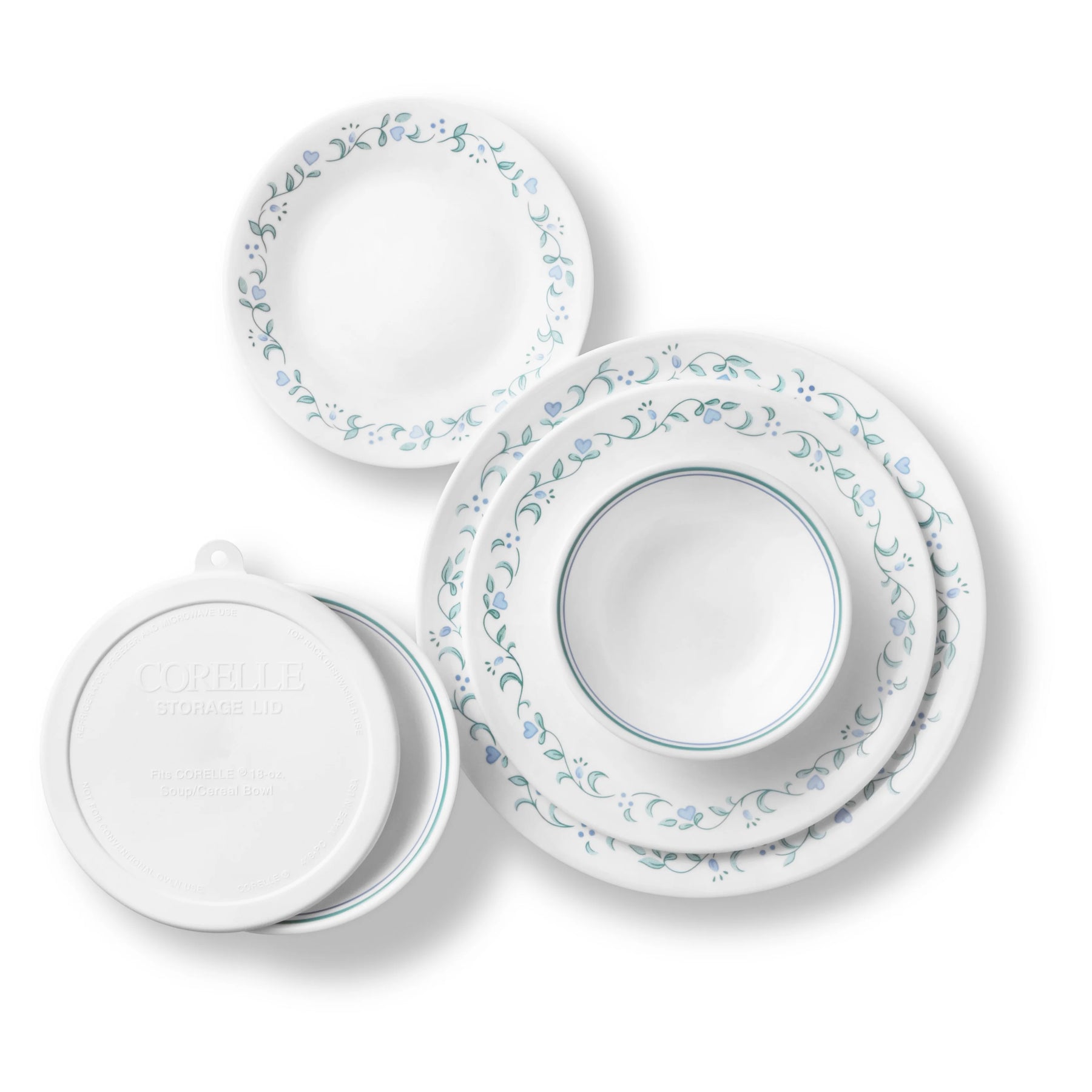 Corelle Country Cottage 66 - Piece Glass Dinnerware Set (Service for 12)