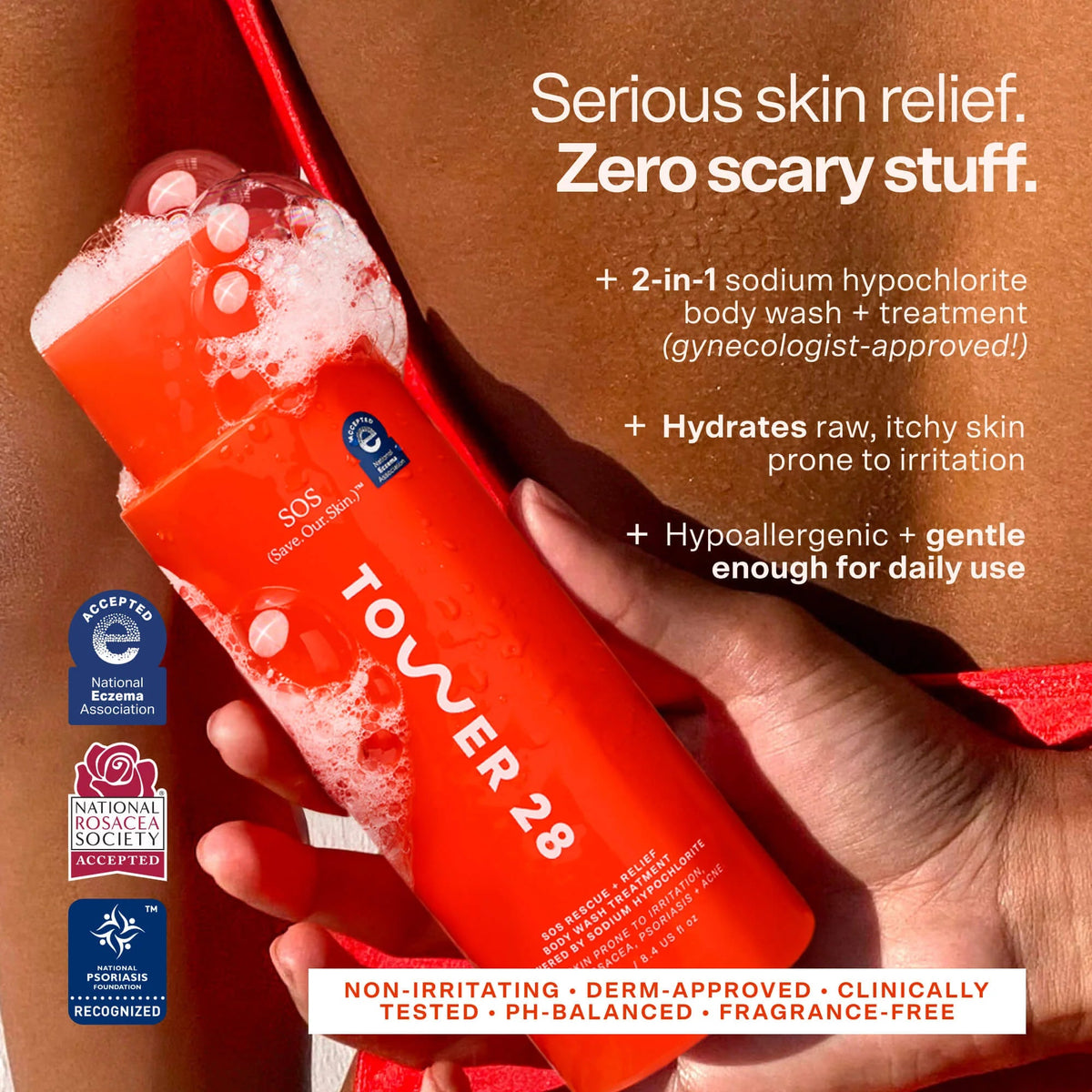 SOS Rescue + Relief Body Wash Treatment