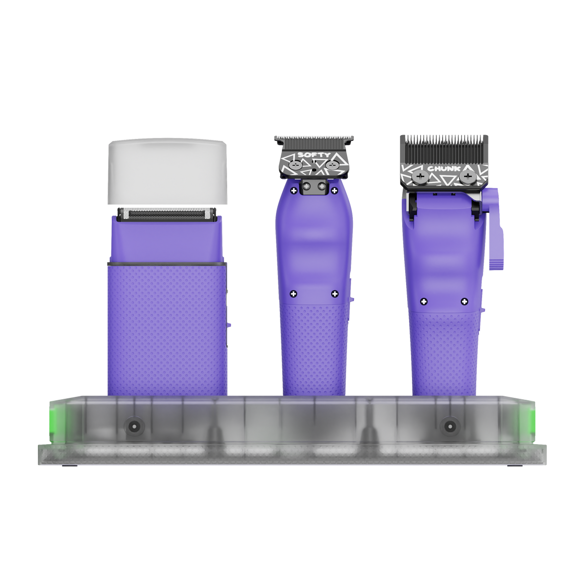 PLAY MINI Transparent PURPLE bundle with stand