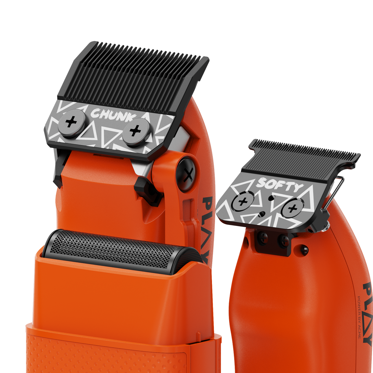 PLAY-3-PACK – Orange Edition (Clipper, Trimmer & Shaver with 3-Way Stand)