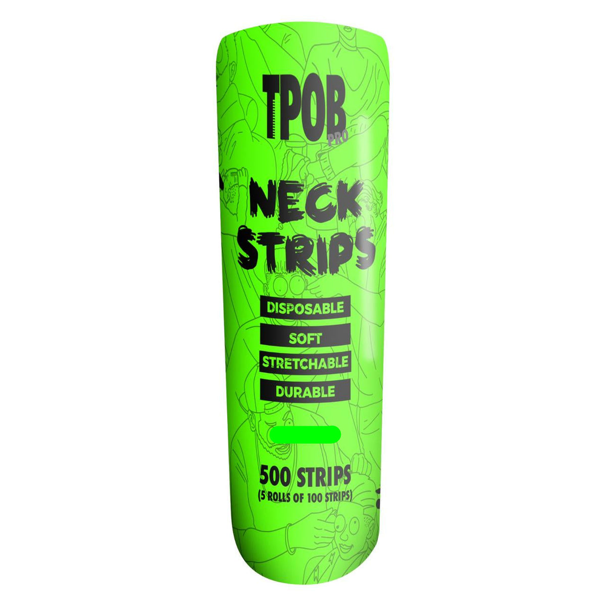 Neck Strips White (Case of 20 Rolls - 10'000 strips)