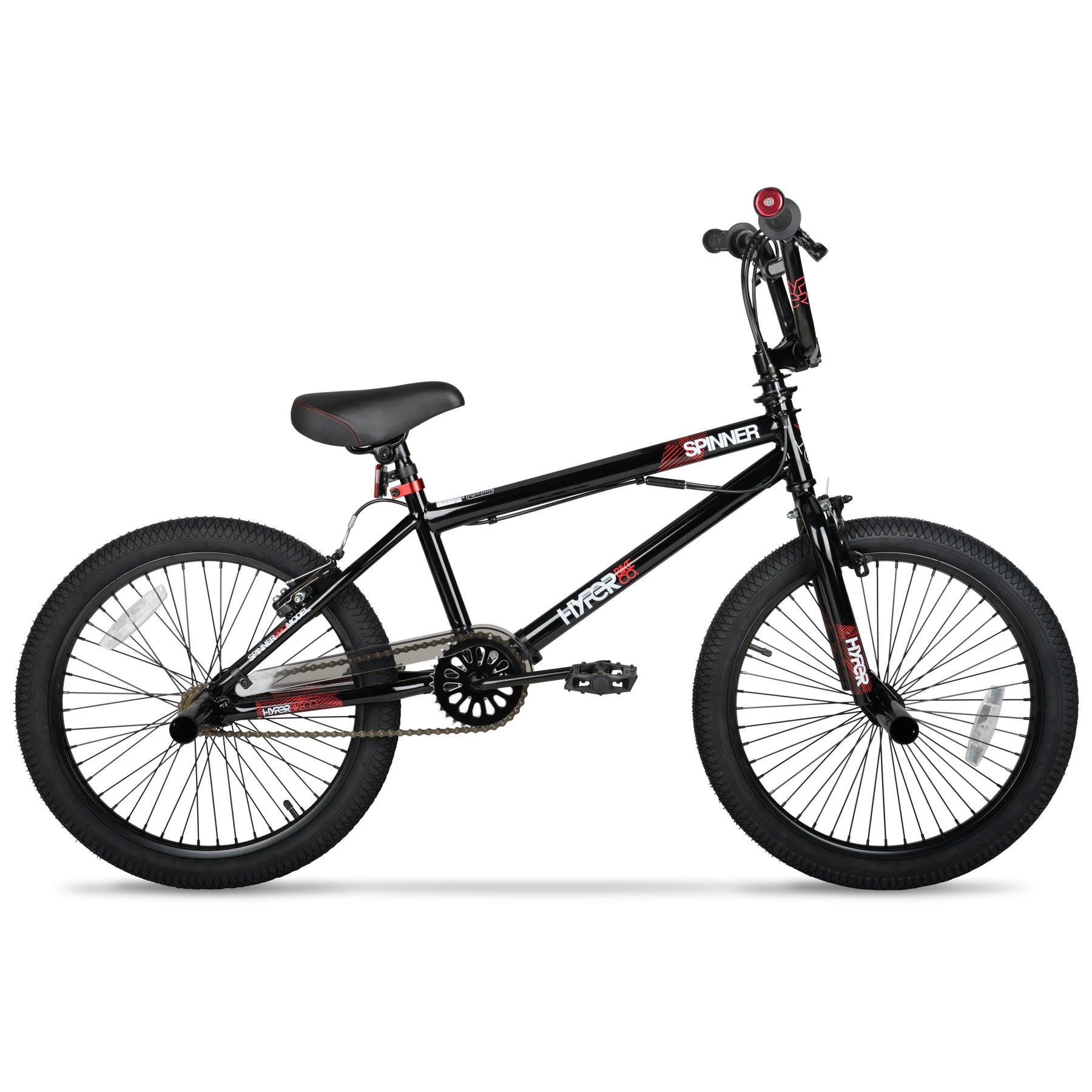 20" Hyper Bicycles Boy'S Spinner BMX Bike for Kids, Black, Age Group 8 to 13, Child, Tween